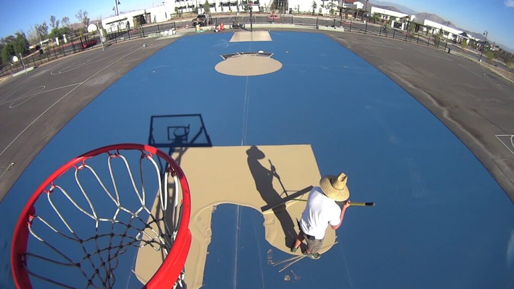 Basketball Court Repair in Atlanta, TX